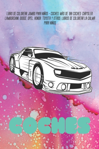 Libro de colorear Jumbo para niños - Coches. Más de 100 coches