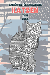Malbücher für Erwachsene - Billig - Tiere - Katzen