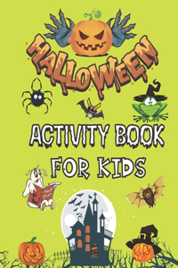 Halloween Activity Book For Kids