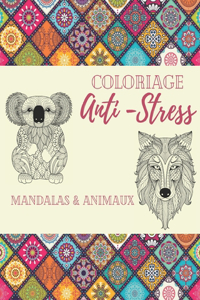 Coloriage Anti-stress Mandalas & Animaux