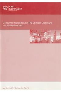 Consumer Insurance Law: Pre-Contract Disclosure and Misrepresentation