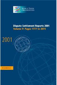 Dispute Settlement Reports 2001: Volume 5, Pages 1777-2074