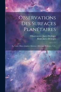 Observations Des Surfaces Planétaires