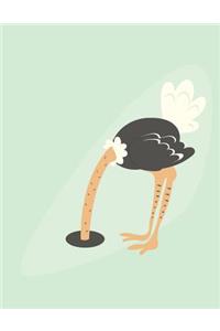 Ostrich Composition notebook