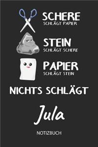 Nichts schlägt - Jula - Notizbuch