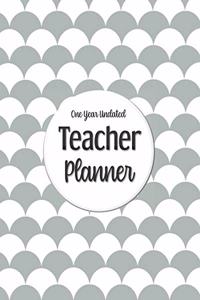 One Year Undated Teacher Planner