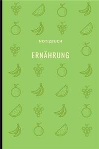 Ernährungs Notizbuch