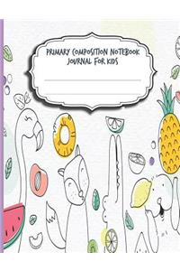 Primary Composition Notebook Journal For Kids