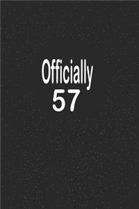 officially 57