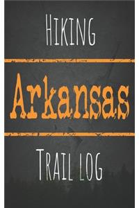 Hiking Arkansas trail log