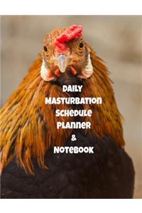 The Daily Masturbation Schedule Planner & Notebook