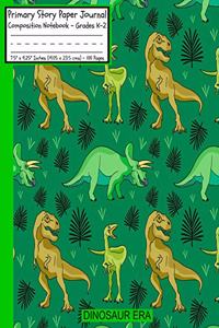 Dinosaurs Primary Story Paper Journal