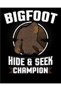 Bigfoot Hide and Seek Champion