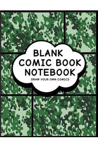 Blank Comic Book Notebook