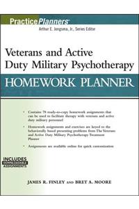 Veterans and Active Duty Military Psychotherapy Homework Planner, (with Download)