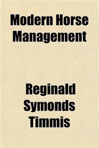 Modern Horse Management