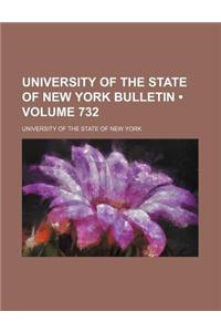 University of the State of New York Bulletin (Volume 732)