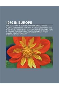 1970 in Europe