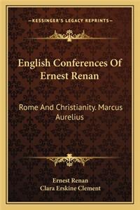 English Conferences of Ernest Renan