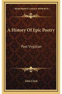 A History Of Epic Poetry