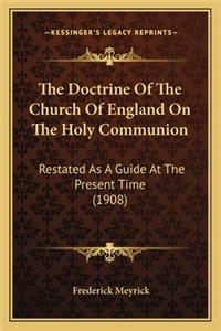 Doctrine of the Church of England on the Holy Communion