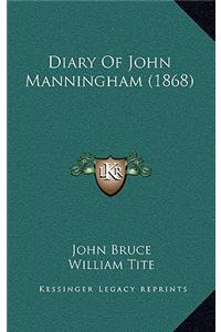 Diary of John Manningham (1868)