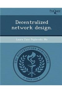 Decentralized Network Design