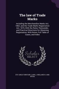 The law of Trade Marks