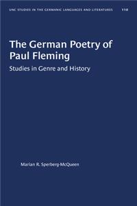 German Poetry of Paul Fleming