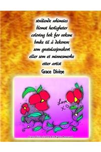 strålende whimsies blomst herligheter coloring bok for voksne bruke til å dekorere som gratulasjonskort eller som et minnesmerke etter artist Grace Divine