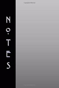 Notes Grey Notebook (Notes Lined Blank Notebooks)