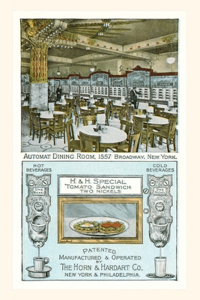 Vintage Journal Old Automat Advertisement, Horn and Hardart