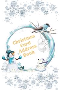Christmas Card Address Book