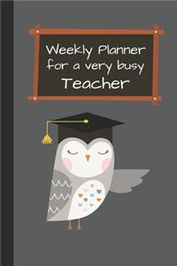 Weekly Planner For A Very Busy Teacher