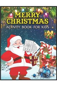 Merry Christmas Activity Book for Kids