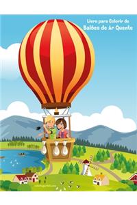 Livro para Colorir de Balões de Ar Quente