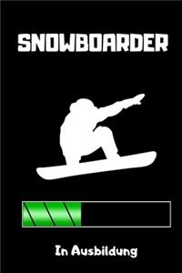 Snowboarder in Ausbildung