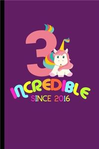 Incredible Since 2016