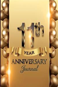 11th Year Anniversary Journal