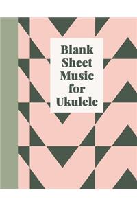 Blank Sheet Music for Ukulele