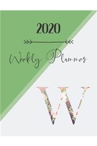 2020 Weekly Planner W