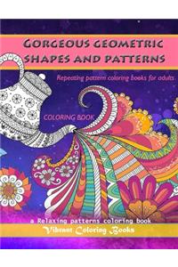 Gorgeous geometric shapes and patterns coloring book