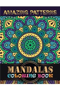 Amazing Patterns Mandalas Coloring Book