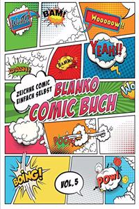 Blanko Comic Buch Zeichne Comic Einfach Selbst