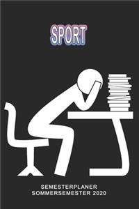 Sport Semesterplaner - Sommersemester 2020