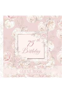 75th Birthday Guest Book