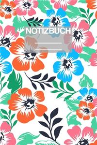Notizbuch A5 Muster Flower Blumen Blume