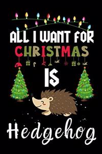 All I Want For Christmas Is Hedgehog
