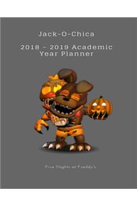 Jack-O-Chica 2018 - 2019 Academic Year Planner Five Nights at Freddy's