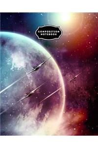 Composition Notebook: Spaceship Battle